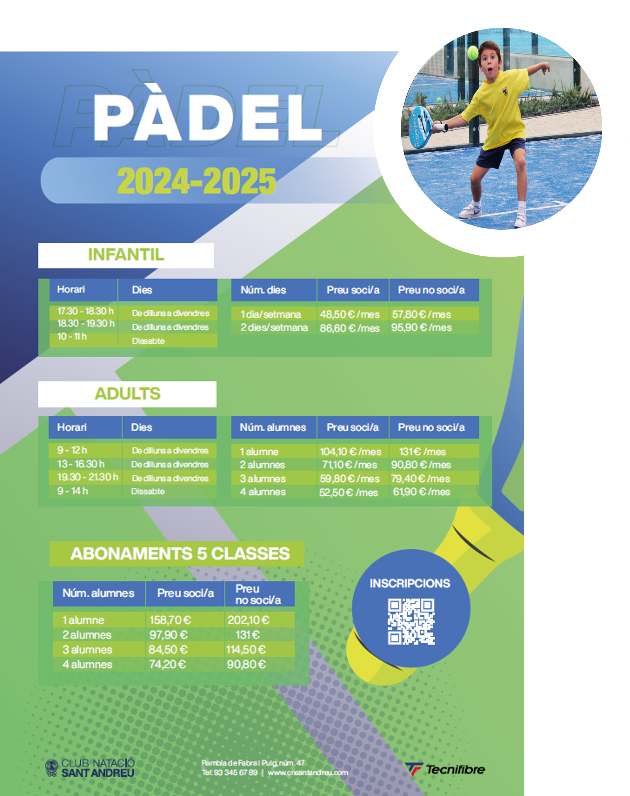 PADEL INFANTIL